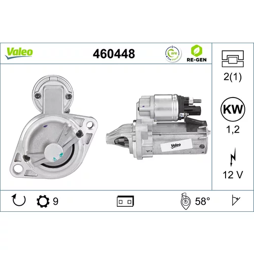 Štartér VALEO 460448