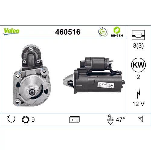 Štartér VALEO 460516