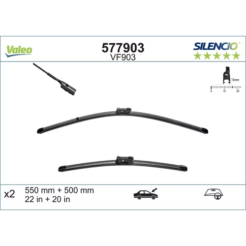 Stieracia lišta VALEO 577903
