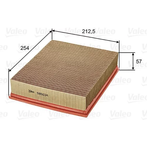 Vzduchový filter VALEO 585034