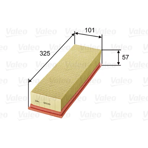 Vzduchový filter VALEO 585089