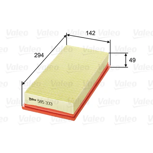 Vzduchový filter VALEO 585333
