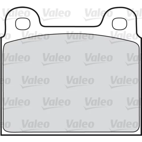 Sada brzdových platničiek kotúčovej brzdy VALEO 598111