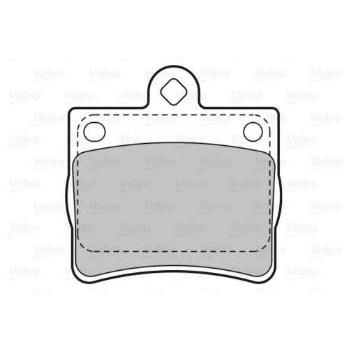 Sada brzdových platničiek kotúčovej brzdy 598763 /VALEO/ - obr. 1