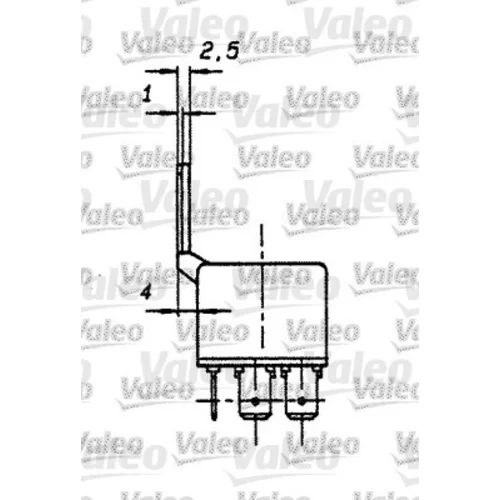 Relé pracovného prúdu 643822 /VALEO/ - obr. 4