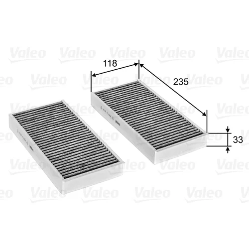 Filter vnútorného priestoru VALEO 715811