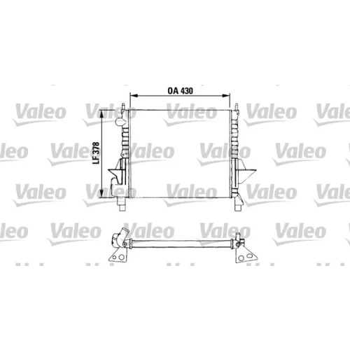 Chladič motora VALEO 730633
