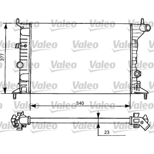 Chladič motora VALEO 731525