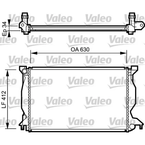 Chladič motora VALEO 734268