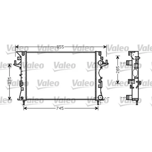Chladič motora VALEO 734728