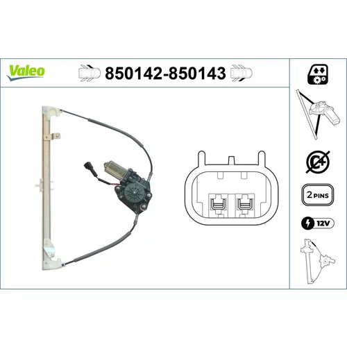Mechanizmus zdvíhania okna VALEO 850142