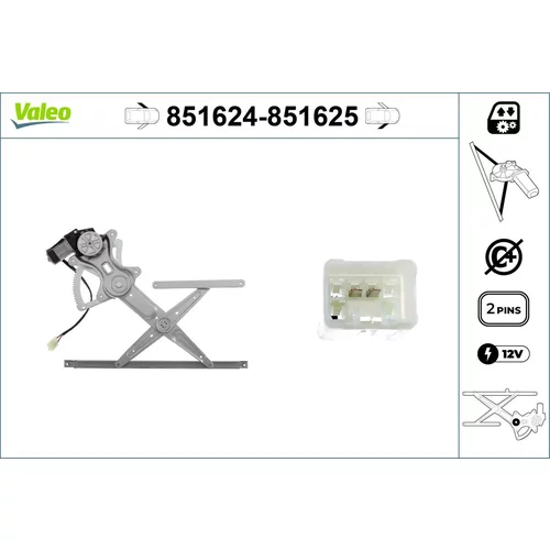 Mechanizmus zdvíhania okna VALEO 851624