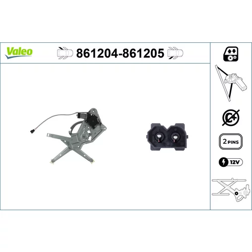 Mechanizmus zdvíhania okna VALEO 861205
