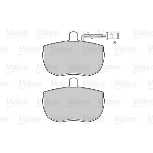 Sada brzdových platničiek kotúčovej brzdy 301129 /VALEO/ - obr. 1