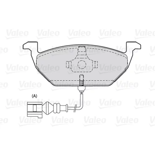 Sada brzdových platničiek kotúčovej brzdy 301332 /VALEO/ - obr. 1