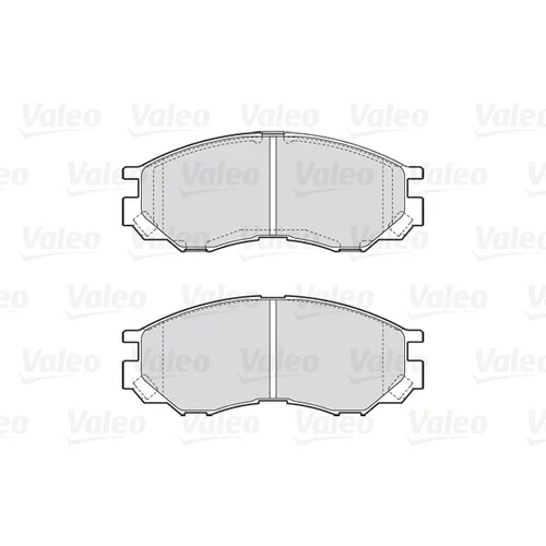 Sada brzdových platničiek kotúčovej brzdy 301522 /VALEO/ - obr. 1