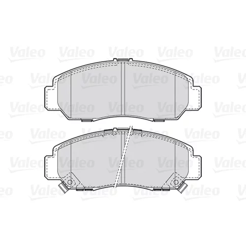 Sada brzdových platničiek kotúčovej brzdy 301887 /VALEO/ - obr. 1