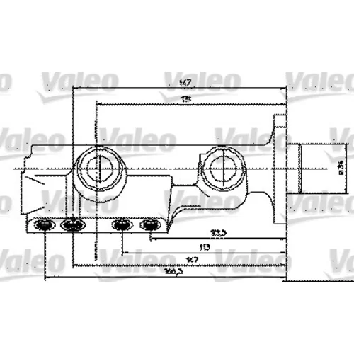 Hlavný brzdový valec VALEO 350455