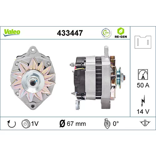 Alternátor VALEO 433447