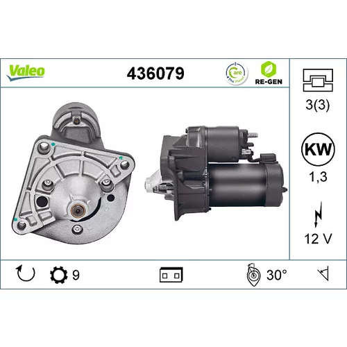 Štartér VALEO 436079