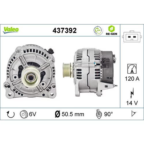 Alternátor VALEO 437392