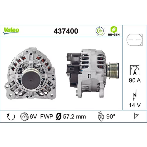Alternátor VALEO 437400
