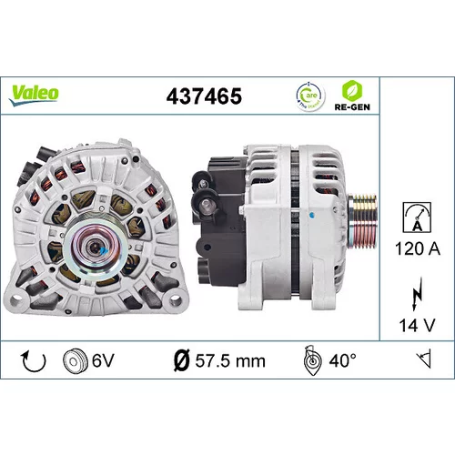 Alternátor VALEO 437465