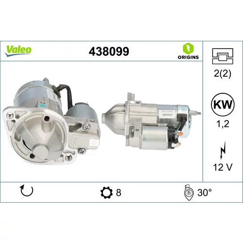 Štartér VALEO 438099