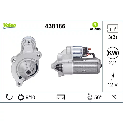Štartér VALEO 438186