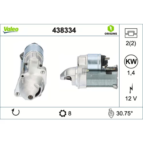 Štartér VALEO 438334