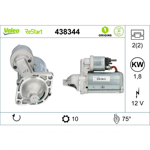Štartér VALEO 438344