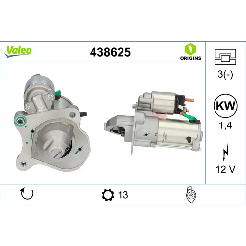 Štartér VALEO 438625