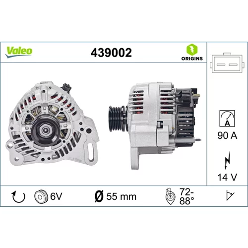 Alternátor VALEO 439002