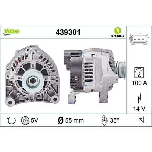 Alternátor VALEO 439301