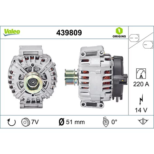 Alternátor VALEO 439809