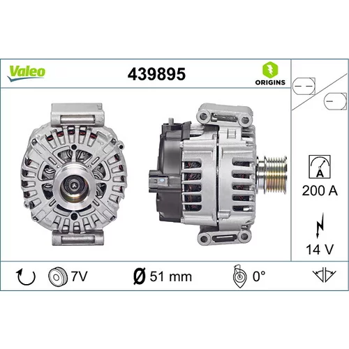 Alternátor VALEO 439895