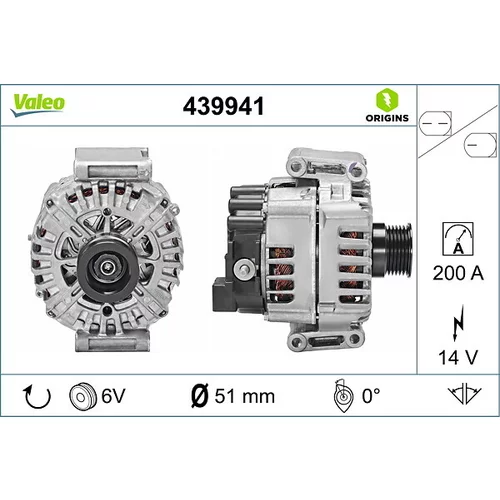 Alternátor VALEO 439941