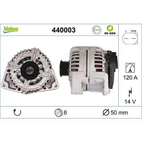 Alternátor VALEO 440003