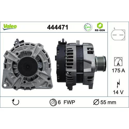 Alternátor VALEO 444471