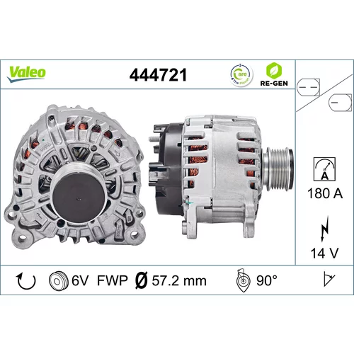 Alternátor VALEO 444721
