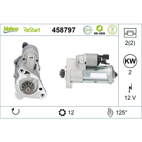 Štartér VALEO 458797