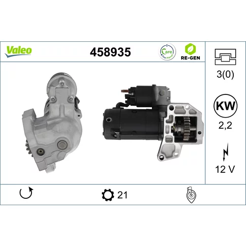 Štartér VALEO 458935