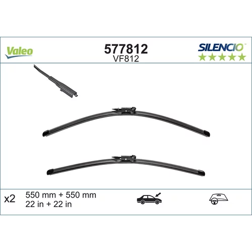 Stieracia lišta VALEO 577812