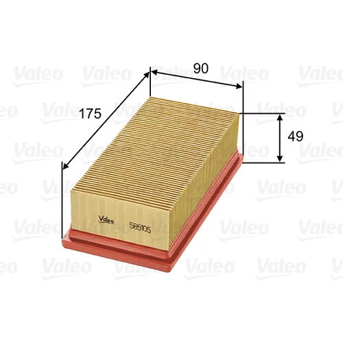 Vzduchový filter VALEO 585105