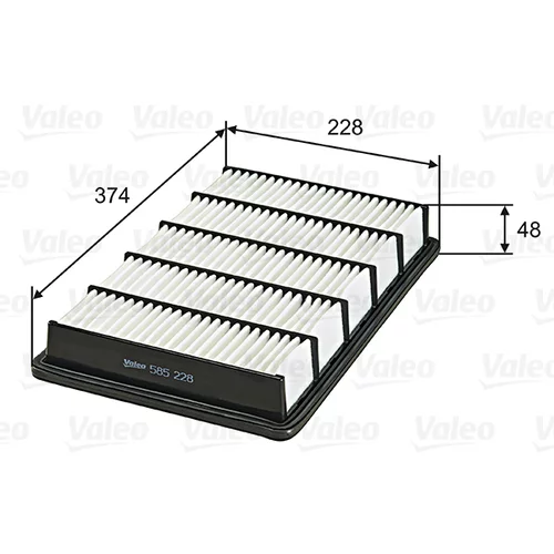 Vzduchový filter VALEO 585228