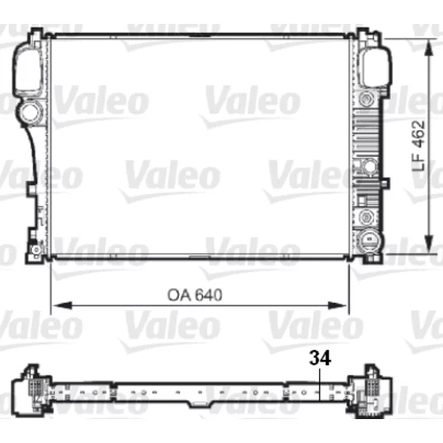 Chladič motora VALEO 735298