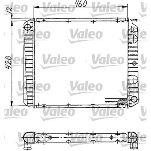 Chladič motora VALEO 810968