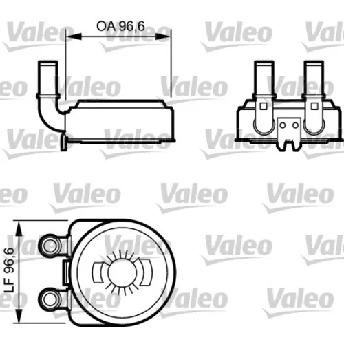 Chladič motorového oleja VALEO 817705