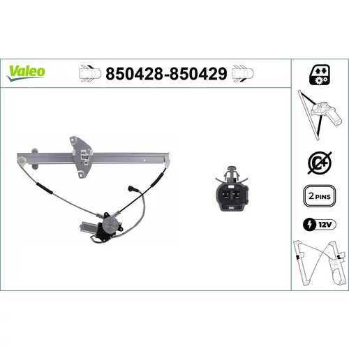 Mechanizmus zdvíhania okna VALEO 850428