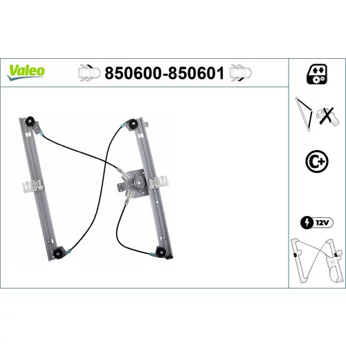 Mechanizmus zdvíhania okna VALEO 850600